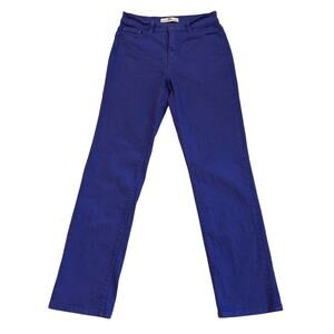 Levis 512 Jeans Womens Size 10 M Purple Perfectly Shaping Straight Leg Stretch